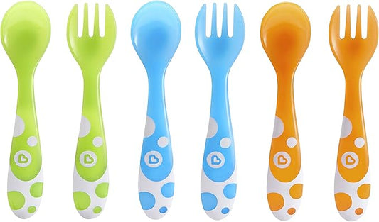 Munchkin® Multi™ Toddler Forks and Spoons, 6 Pack