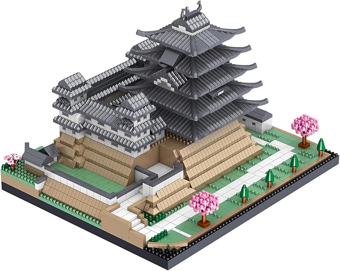 Himeji Castle Japan Building Blocks Set (3037Pcs) Famous World Architecture Educational Toys Micro Bricks for Kids Adults