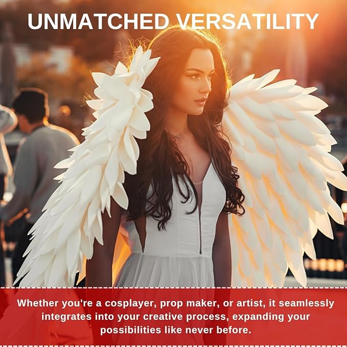 Moldable Cosplay Foam Clay (Light Pink) - Premium Modeling Foam Clay Air Dry, 300 Gram Cosplay Foam Sculpting Clay for Crafts - Quick Air Drying Clay Foam - Flexible Air Dry Foam Clay for Cosplay