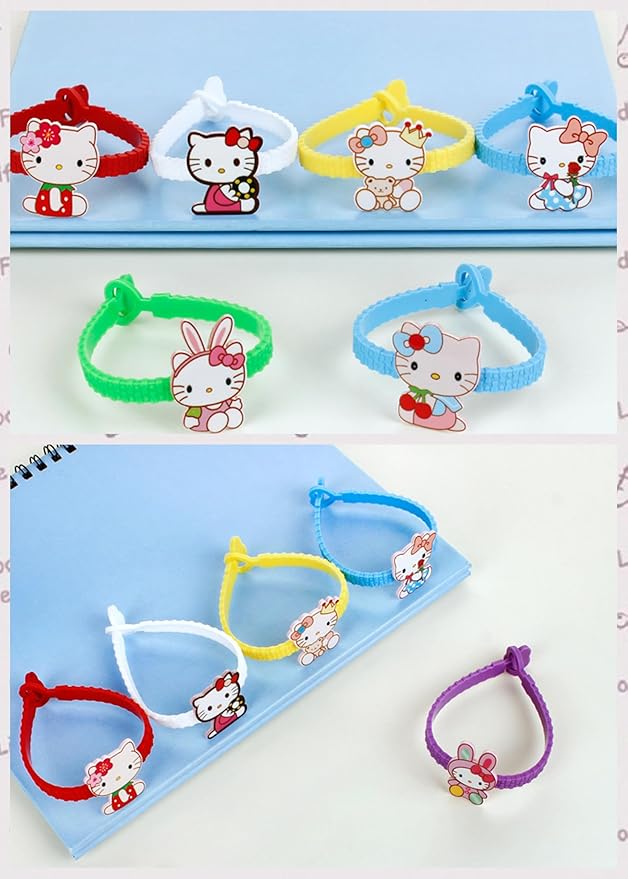 15pcs Cartoon Character Bracelets Wristband Bracelets for Birthday Party Supplies Favors Prize Rewards