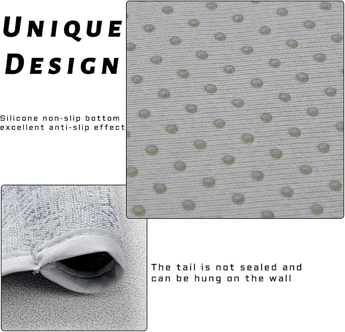 NB Sofa Armrest Organize remote holder bedside caddy organizer with 5 pockets，non-slip couch remote control holder couch armchair caddy accessories (Gray, 35''x18'')