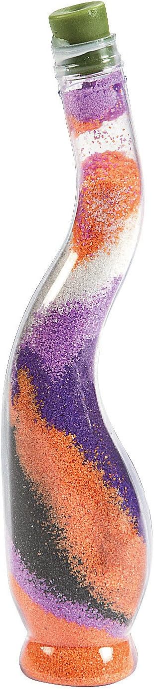 Long Neck Sand Art Bottle - Crafts for Kids and Fun Home Activities - 12 Pcs.