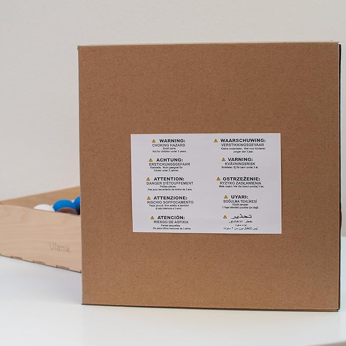 Ulanik Mushroom Glade Toddler Montessori Toys for 3 Year Old + Kids Wooden Mushrooms Game for Learning Color Sorting and Counting Preschool Education — 25 pcs