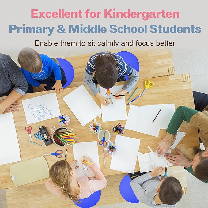 Wobble Cushion, Extra Thick Wiggle Seat for Sensory Kids, Non-slip Balance Disc with Inflation Pump for Adults Core Strength, Posture Improvement & Physical Therapy (13.5in/34cm)