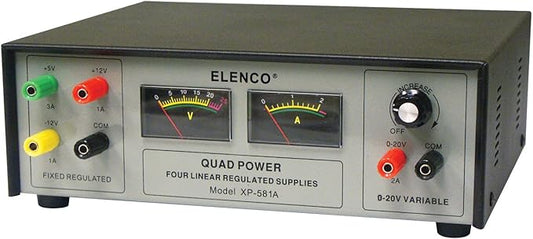 Elenco Quad Power Solid-state DC Power Supply