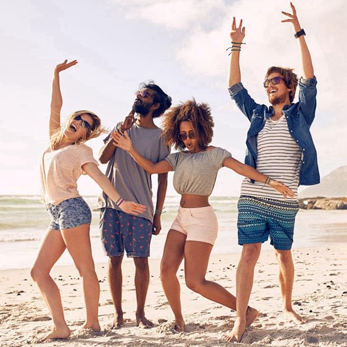 24 pcs Braided Friendship Bracelets for Teen Girls Boys Woven Paracord Bracelets Set Valentines Exchange Gifts Easter Basket Fillers for Teens Teenager Birthday Christmas Party Favors