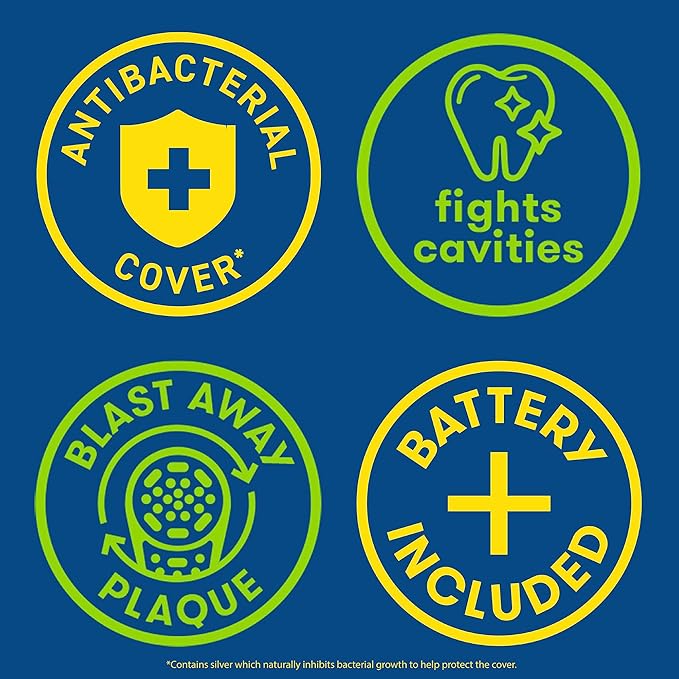 FIREFLY Clean N' Protect, L.O.L. Surprise! Toothbrush with hygienic Character Cover, Soft Bristles, Anti-Slip Grip Handle, Battery Included, Ages 3+, 1 Count (Pack of 2)