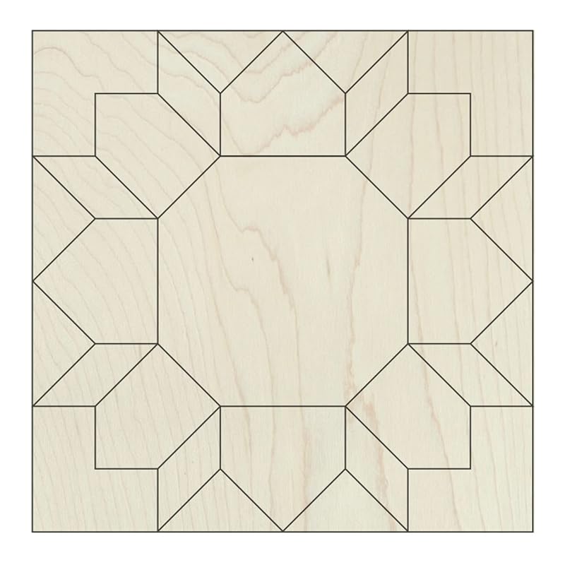 Floral Wooden Barn Quilt Kit Patterns DIY Craft Kits for Adults to Paint, Barn Quilts Sign Block Painting Kit for Party AVTRBoutique (18 inches, Sunflower)