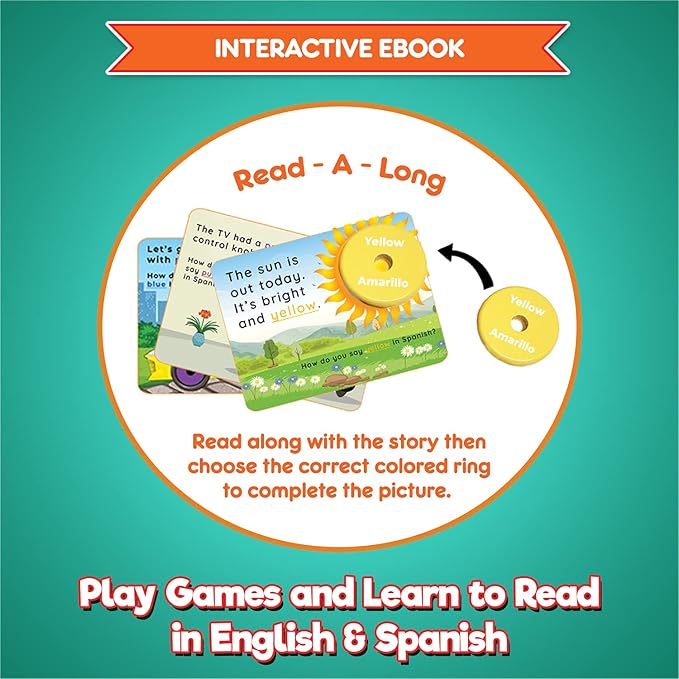 Baby Toys Wooden Stacking Rings - Bilingual Educational Toys for 2 Year Old | Learn Rainbow Colors in English & Spanish | Wood Building Blocks with Toddler Games Learning Activities Ebook