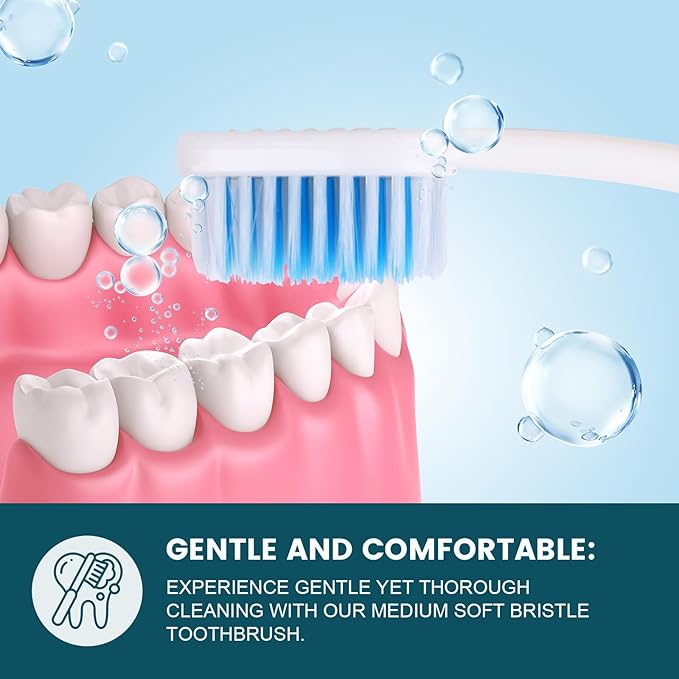 50 PCS Individually Wrapped Toothbrushes with Toothpaste Bulk, Disposable Toothbrushes Bulk, Bulk Toothpaste, Travel Toothpaste Bulk, Ergonomics Handle, Soft Bristle, Perfect for Travel,Hotel,Donation