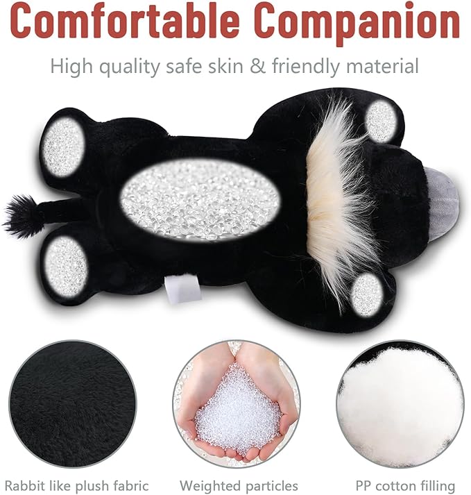 Niuniu Daddy 20" | 3.3 Pound HighIand Cow Weighted Plush Animals, Large Highland Cow Pillowfort Stuffed Lap Animal Toys for Kids Adults, Big Plushy Body Pillow for Gifts Birthday Christmas Holiday