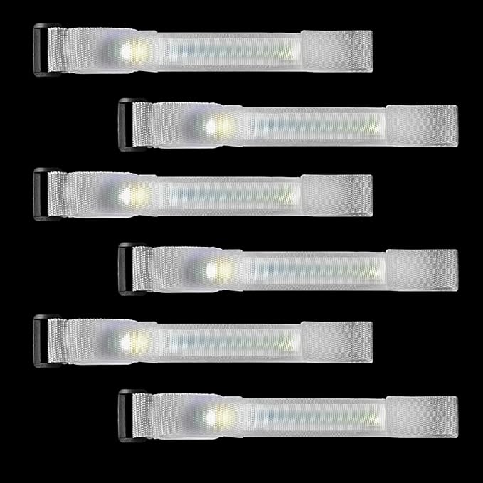8pcs LED Light Up Bracelets Glow Flashing Wristbands Glow in The Dark Party Supplies for Wedding, Raves, Concert, Camping,Sporting Events, Party