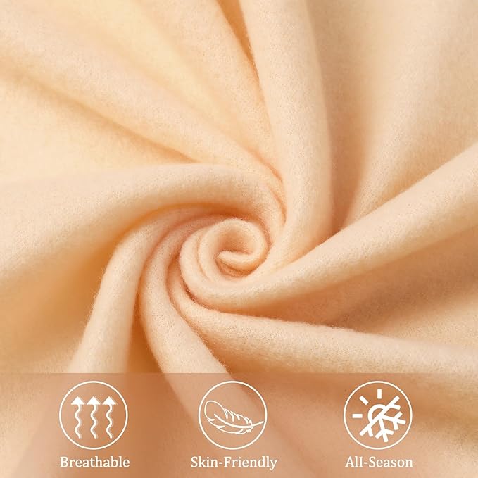 Kinlop Fleece Blanket Bulk 60 x 50 Inch Soft Lightweight Fleece Cozy Blanket Warm Throw Plush Pet Throw for Bed Couch Sofa Home Office Wedding Gifts Travel Camping(Light Orange,40 Packs)
