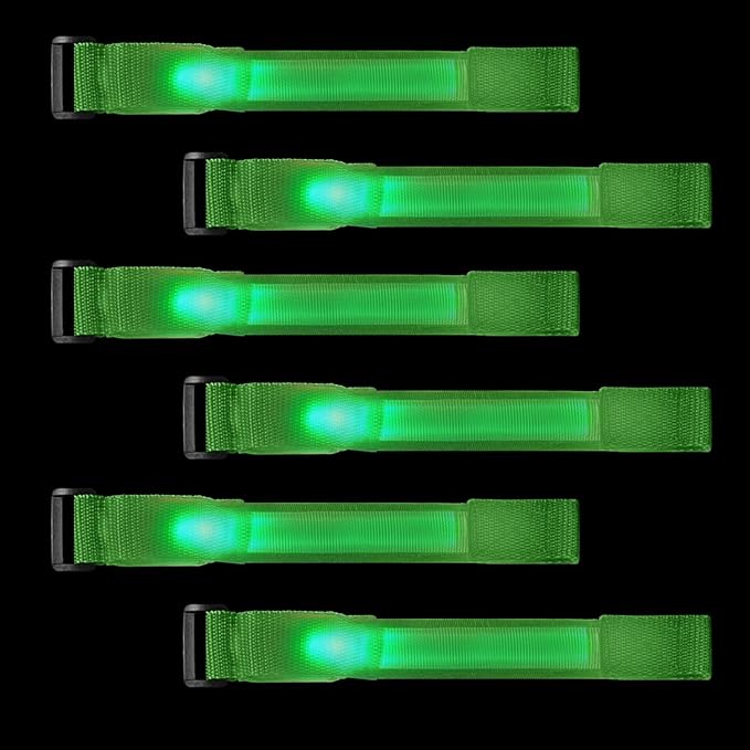 8pcs LED Light Up Bracelets Glow Flashing Wristbands Glow in The Dark Party Supplies for Wedding, Raves, Concert, Camping,Sporting Events, Party