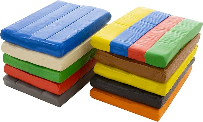 BAZIC Modeling Clay Gray Color 1 LB, Light Dough Art Craft, Non Toxic Gift for Artist Kids Toddler Boys Girls, Bulk for Classroom, 1-Pack