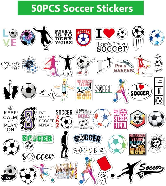 134 Pcs Soccer Party Favors Set Soccer Theme Party Soccer Gift Bags Soccer Silicone Ring Soccer Keychain Silicone Bracelet Whistle Stickers Tattoo Stickers Clap Bracelet for Soccer Themed Party