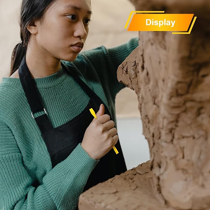 14pcs Plastic Clay Tools for Kids, Double-Ended Polymer Clay Tool Set Modeling Clay Sculpting Tools for Pottery Sculpture Ceramics Artwork Crafts