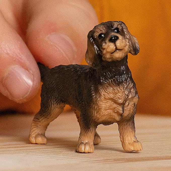 Schleich Farm World New 2024 Farm Animal Toy Wire Haired Dachshund Dog Toy Figurine