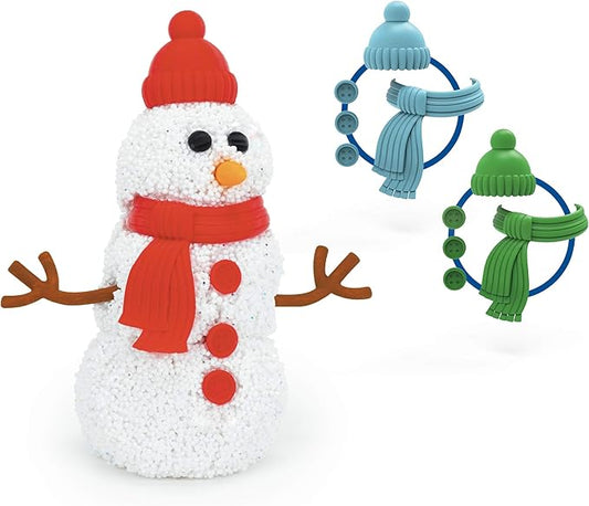 Educational Insights Playfoam Build-a-Snowman Toy, Set of 3, Fidget Sensory Toy, Boys & Girls Ages 3+