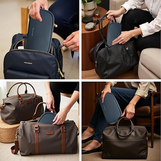 BANGE Cable Organizer Travel Case, Tech Pouch for Traveling Accessories, Carry Storage for Cords, Charger, Adapter, Cables, Power Bank