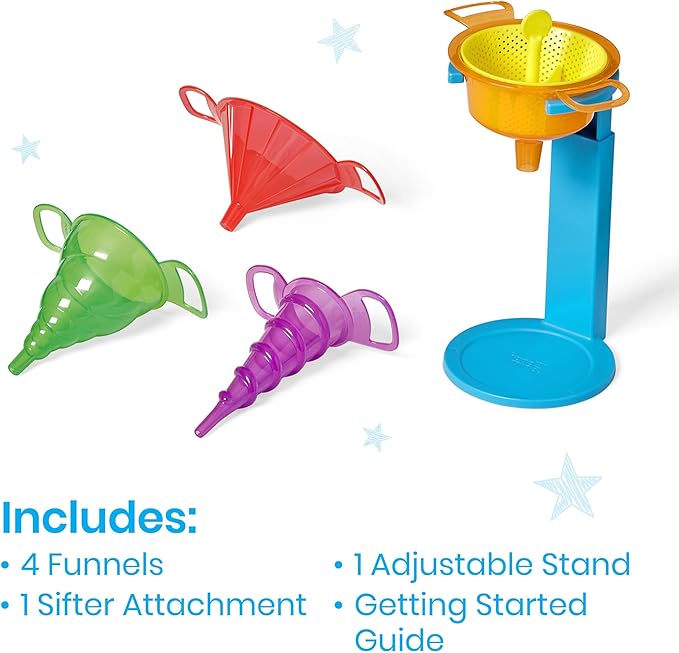 hand2mind Starter Science Funnels, Science Lab Equipment, Sifting Toys, Sand Sifter, Water Table Toys, Sensory Play Toys, Educational Science Kits, Kids Chemistry Set, Science Supplies for Classroom