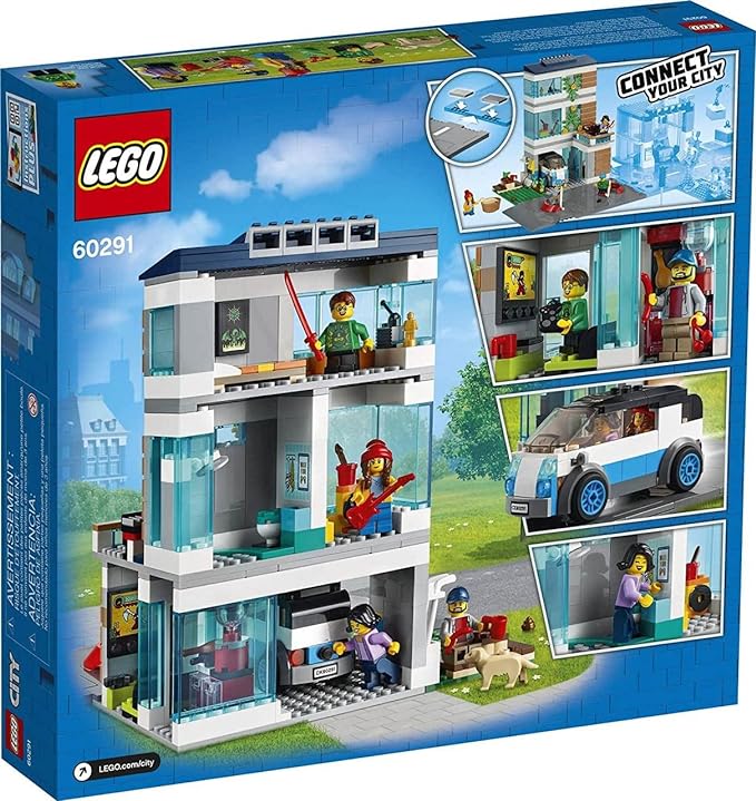 LEGO City Family House 60291 Building Kit; Toy for Kids, New 2021 (388 Pieces)