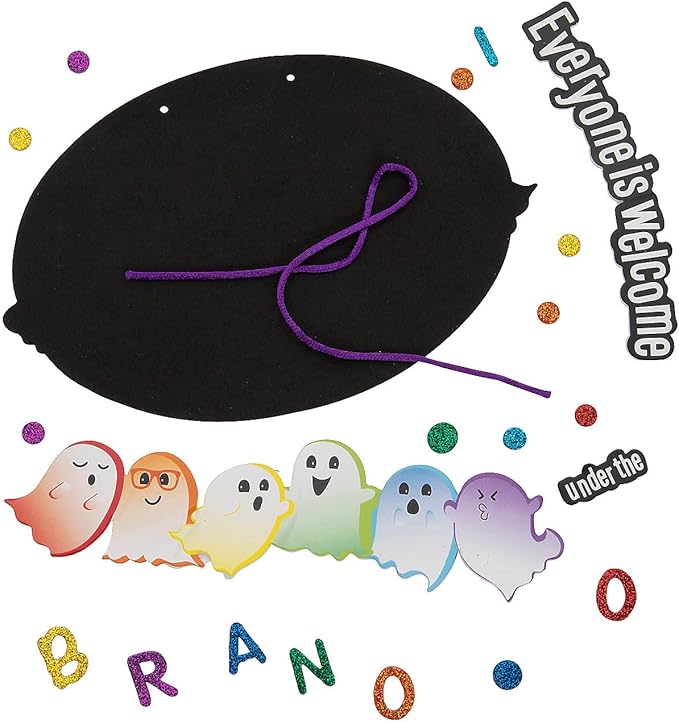 Inclusive Rainboo Halloween Craft Kit - 7.5" x 5" (1 Pack) Perfect for DIY Decorations & Gifts, Stand Out This Spooky Season