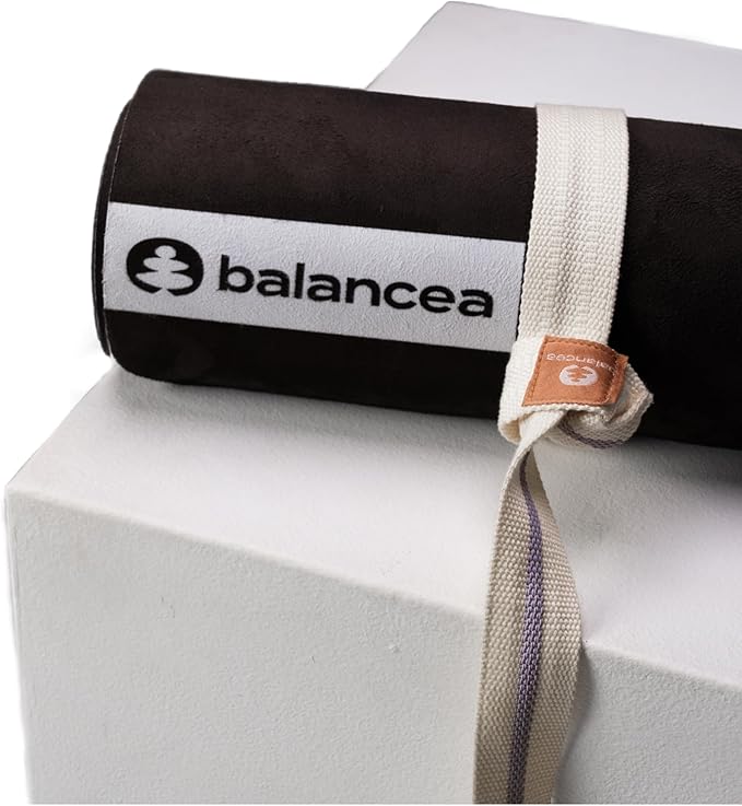 Yoga Mat With Strap 5mm Non Slip Suede & TPE - Eco-Friendly Fitness & Exercise Mat for Home Gym, Pilates, Hot Yoga, and Meditation - Lightweight Durable 72 x 24 inch Workout Mat for Women, Men