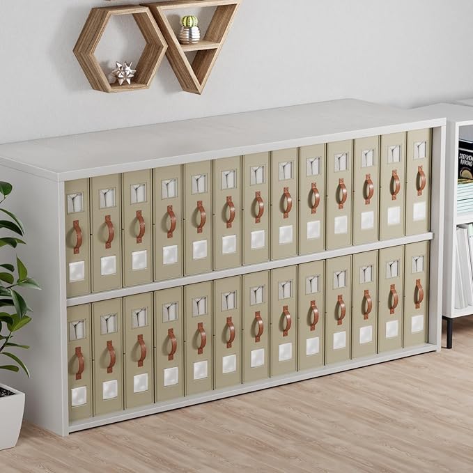 4 Pack Bed Sheet Storage Organizers- Premium Fabric Closet Organizer with Clear View Window, Space-Saving Foldable Design for Queen/King Size Bedsheets, Blankets & Duvet Covers