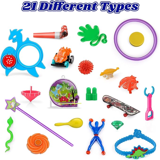 Amy&Benton 200PCS Little Toys for Kids School Prizes for Kids Toys Bulk Party Favors Gifts Treasure Box Toys