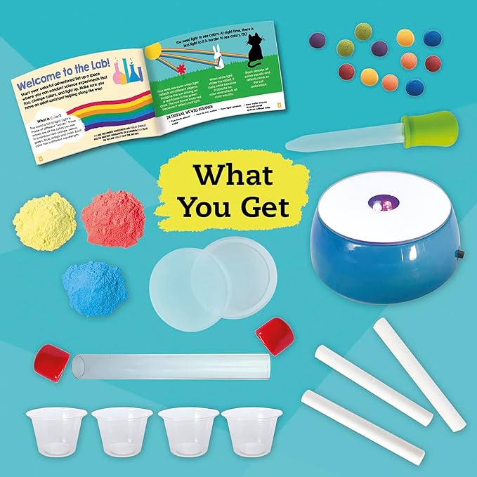 KLUTZ Jr. My STEAM Lab Color Science Kit, Medium