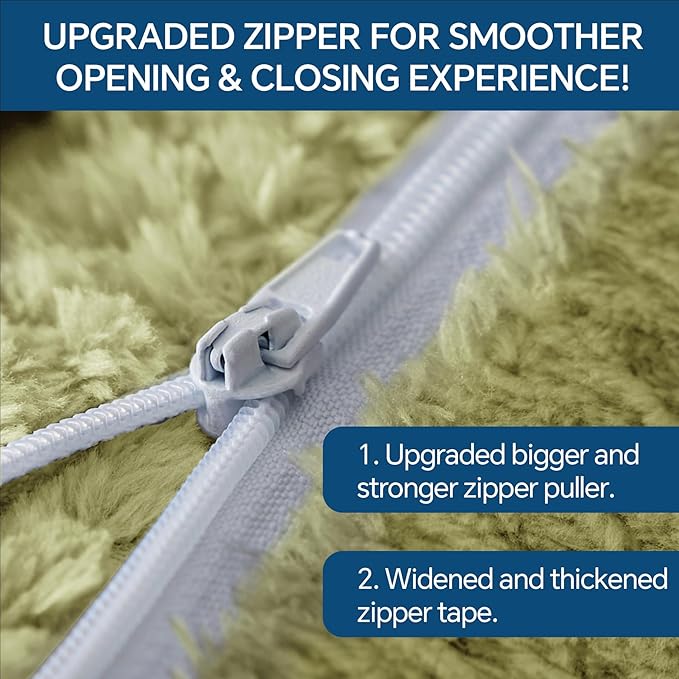 BEDELITE Travel Blanket with Bag, Ultra-Soft Jacquard Fleece Blanket with Luggage Sleeve & Backpack Clip, Airplane Blanket Travel Essentials, Sage Green