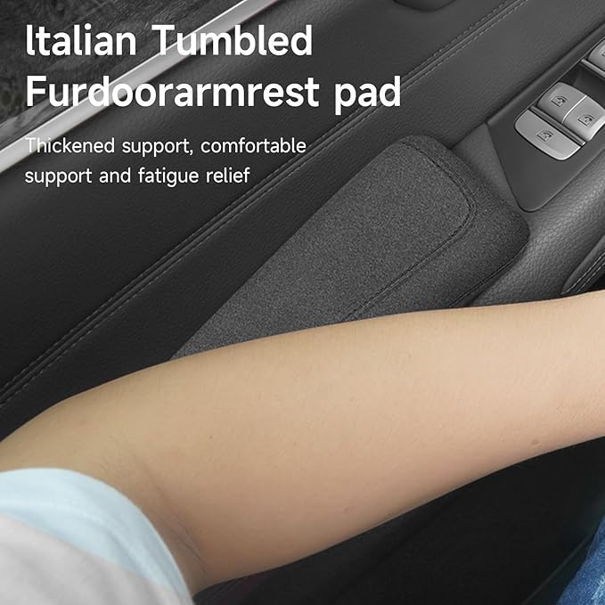 Alcantane Elbow Rest: Memory Foam Support for Car Legs and Knee, Anti-Fatigue