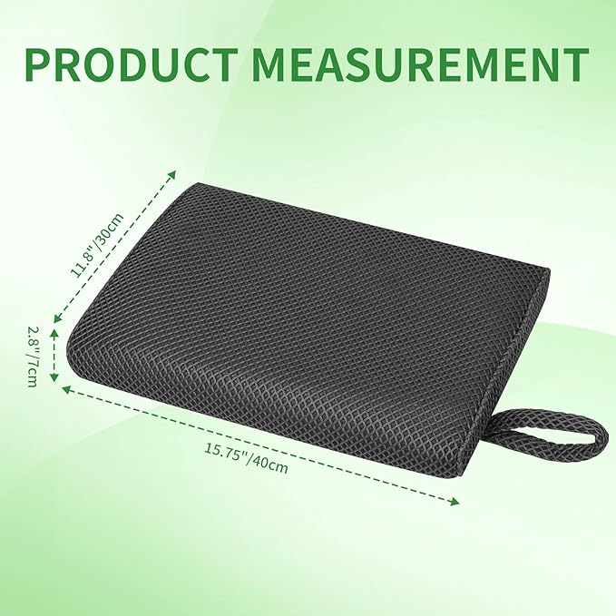 Anycosy Stadium Seat Cushion,Portable and Extra Thick Bleacher Seats Cushion for Any Outdoor Events (2 Pack-Gray)