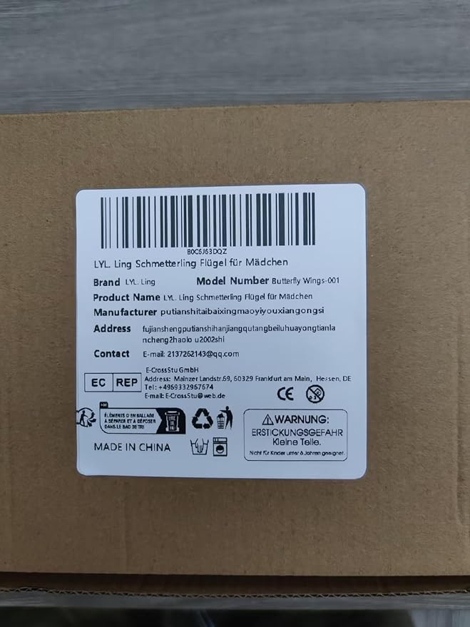 Butterfly Wings For Girls, Double-Sided Fairy Wings, Halloween Costumes for Kids, 3PCS Butterfly Cape Set.