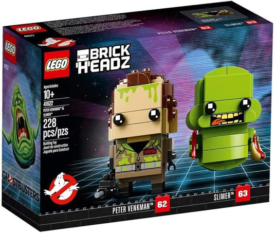 LEGO BrickHeadz Peter Venkman & Slimer 41622 Building Kit (228 Piece) (Amazon Exclusive)