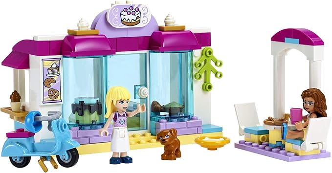 LEGO Friends Heartlake City Bakery 41440 Building Kit; Kids Café Toy Playset Friends Stephanie and Olivia; Collectible Toy, New 2021 (99 Pieces)