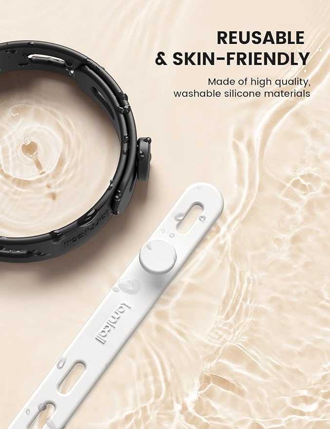 Lamicall 30Pack Silicone Cable Ties Cord Organizer, Multi Color Elastic Cable Management Wraps, Home Decor Organizer Ties Accessories for Phone Charger Electrical Cord, Chritsmas Travel Essentials