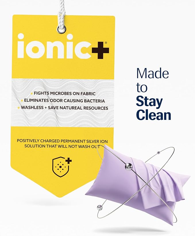 REST® Evercool®+ Cooling Pillowcases King - 2 Pillowcases for Sensitive Skin, Silver Infused Fabric for Hygienic Sleep, Silky Smooth for Curly Hair, High Elastic for Snug Fit (19x35 inches)