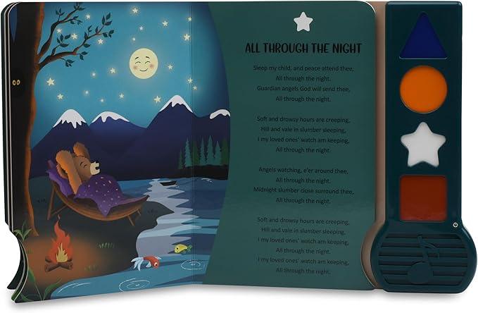 Interactive Sound Book for Toddlers with Nursery Rhyme Songs, Musical Toy, Hush Little Baby, You are My Sunshine, Check Out The Video to Hear The Singer's Voice