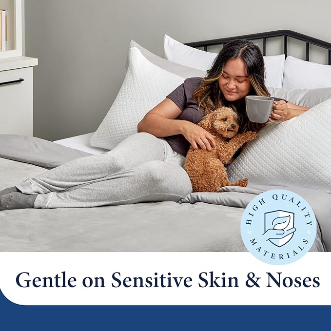 Cosy House Collection Luxury Rayon Derived from Bamboo Body Pillow for Side & Back Sleepers -Supportive, Soft, Fluffy, & Quality Long Pillow - Measures 54” x 20”