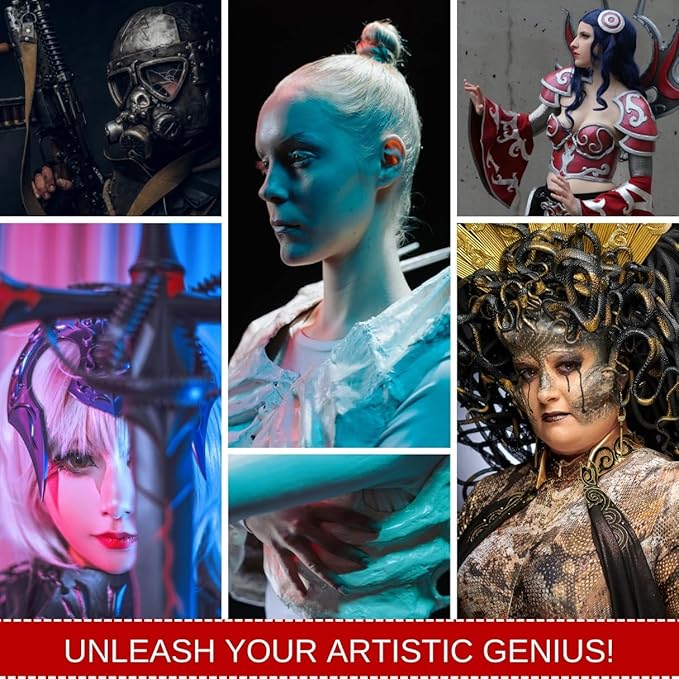 Moldable Cosplay Foam Clay (Light Pink) - Premium Modeling Foam Clay Air Dry, 300 Gram Cosplay Foam Sculpting Clay for Crafts - Quick Air Drying Clay Foam - Flexible Air Dry Foam Clay for Cosplay