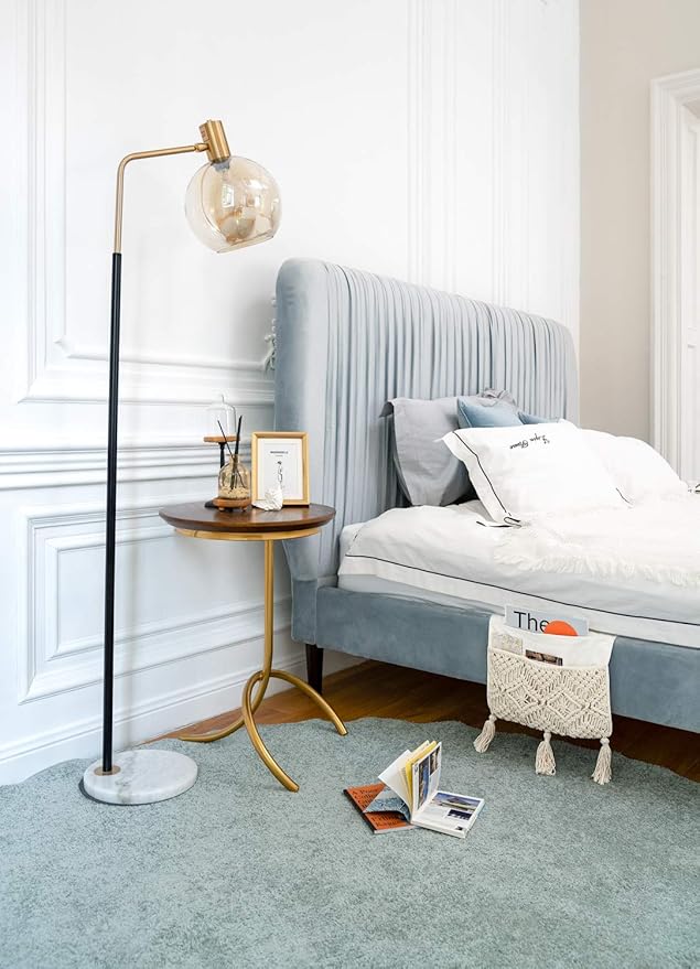 Mkono Macrame Couch Organizer Remote Control Caddy Sofa Armrest Armchair Bedside Storage Holder Bag for TV Remote, Magazine, Books, Cell Phone, iPad, Boho Living Room Home Dorm Decor, Beige