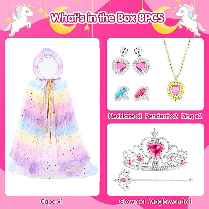 Kids Makeup Kit Girl Toys for Gifts - Gift Makeup for Kids & Washable Makeup Girls Princess Birthday Gift,Kids Play Make Up Set Makeup Vanities for Girls Toys Age 4 5 6 7 8 9