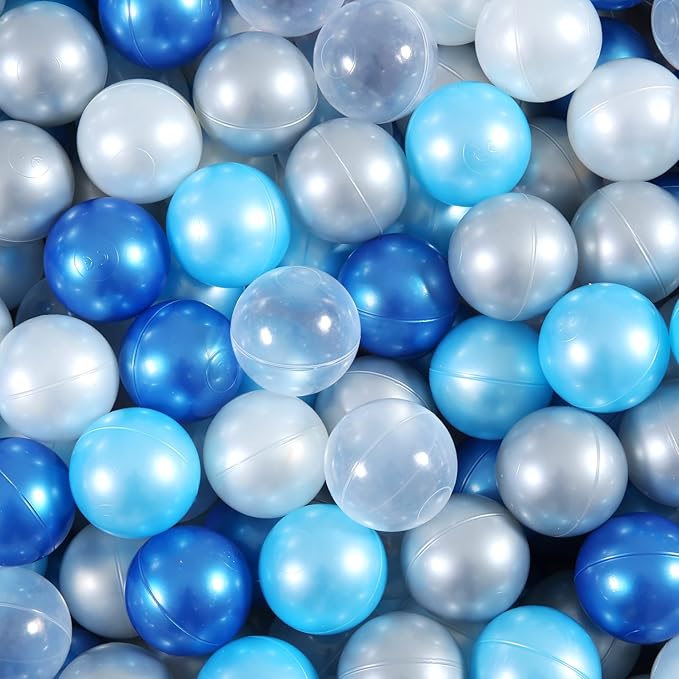 Ball Pit Balls Plastic Balls for Ball Pit Phathalate Free BPA Free Plastic Balls 100pcs 2.2" Set for Toddlers for Play Tent Tunnel