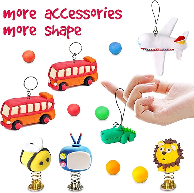 ESSENSON Modeling Clay Kit - 36 Colors Air Dry Magic Clay, DIY Molding Clay with Sculpting Tools, Kids Art Crafts Best Gift for Boys & Girls Age 3-12 Year Old