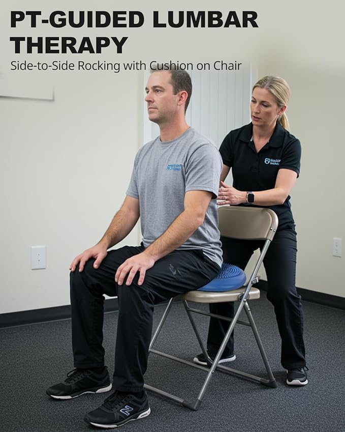 Trideer Wobble Cushion Core Balance Disc, Flexible Seating for Classroom Elementary, Wiggle Seat for Sensory Kids, Balance Pad with Inflation Pump