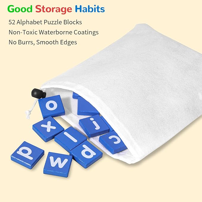 CVC Short Vowel Reading Handwriting Letters Sorting Spelling Games,Montessori Educational Toy Gift for Kids 3 4 5 Years Old,Sight Words Vocabulary Flashcards Preschool Kindergarten Learning Activities