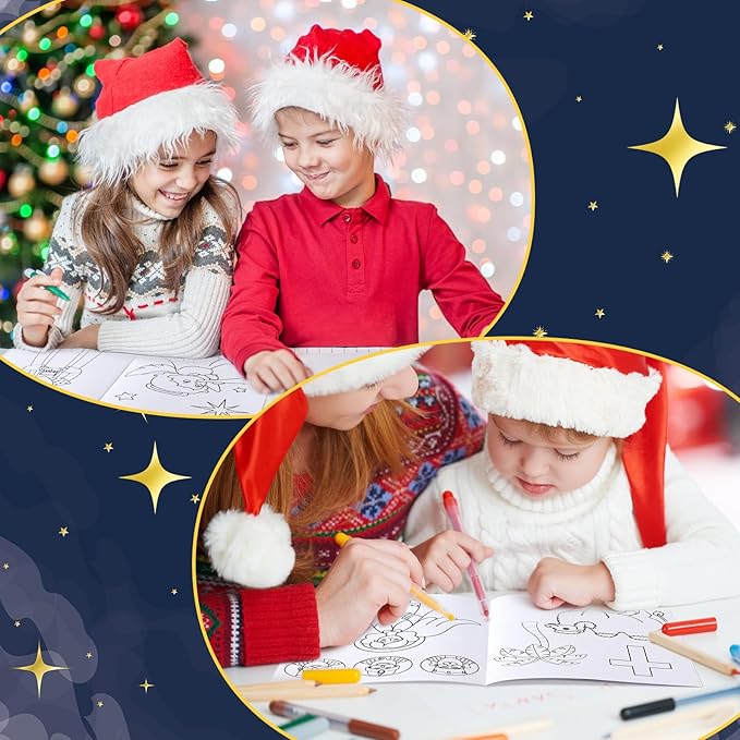 Fulmoon 48 Pcs Coloring Books DIY Art Drawing Book, Books Bulk Party Favors for Goodie Bag Gift Stuffer School Classroom Activity(Nativity)