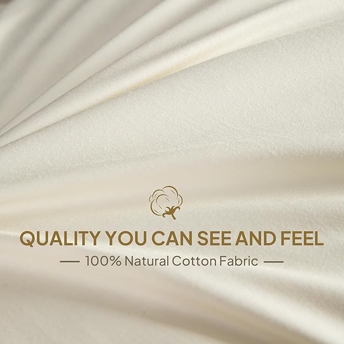 Goose Down Body Pillows for Adults, Large Body Pillow for Side Sleeper, Hugging Feather Body Pillow Insert, Cooling Full Length Long Pillow for Bed with 100% Organic Cotton Shell, (Beige 20"x60")